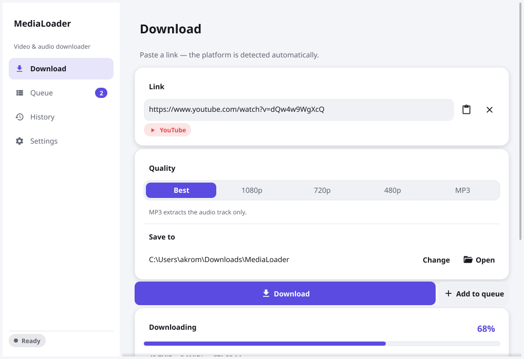 Light theme